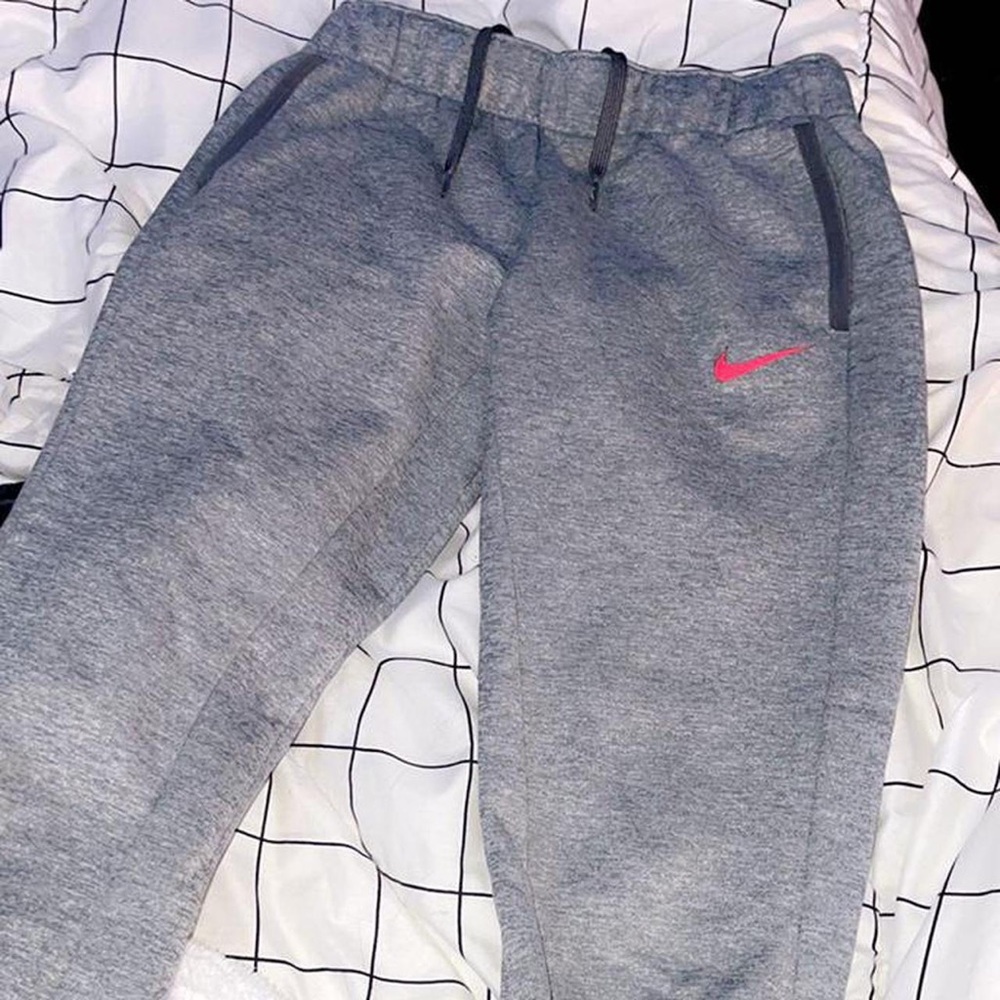 Girls large gray bike sweat pants